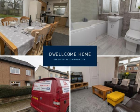 Dwellcome Home Ltd 3 DOUBLE Bedroom House Boldon, Ideal for long term contractor, etc stays, Free Parking, Fast WIFI, 3 miles 7 mins drive to Nissan, 15 mins to Sunderland Newcastle, Regular Housekeep